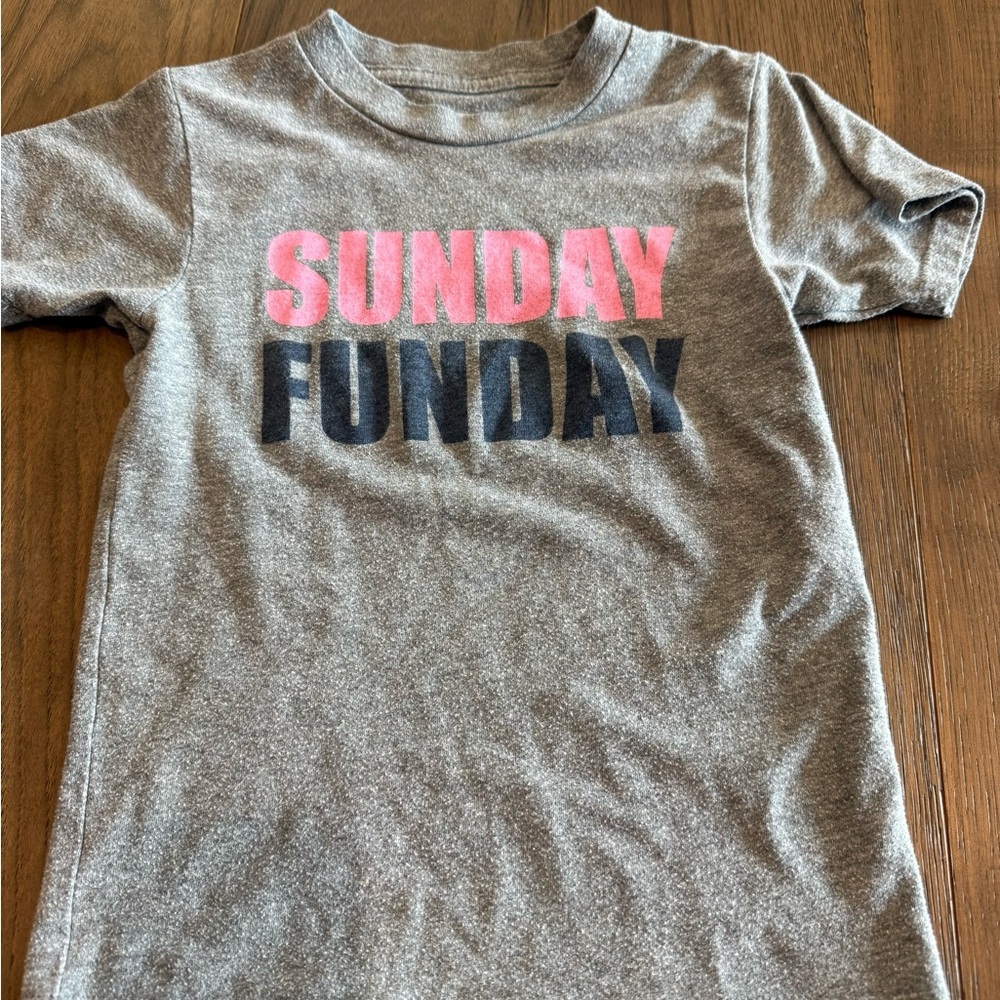 Sunday Funday Graphic Tee Girls Size 4T